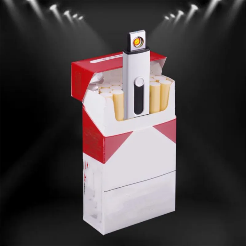 Электронная USB зажигалка перезаряжаемая ветрозащитная плазменная Зажигалка