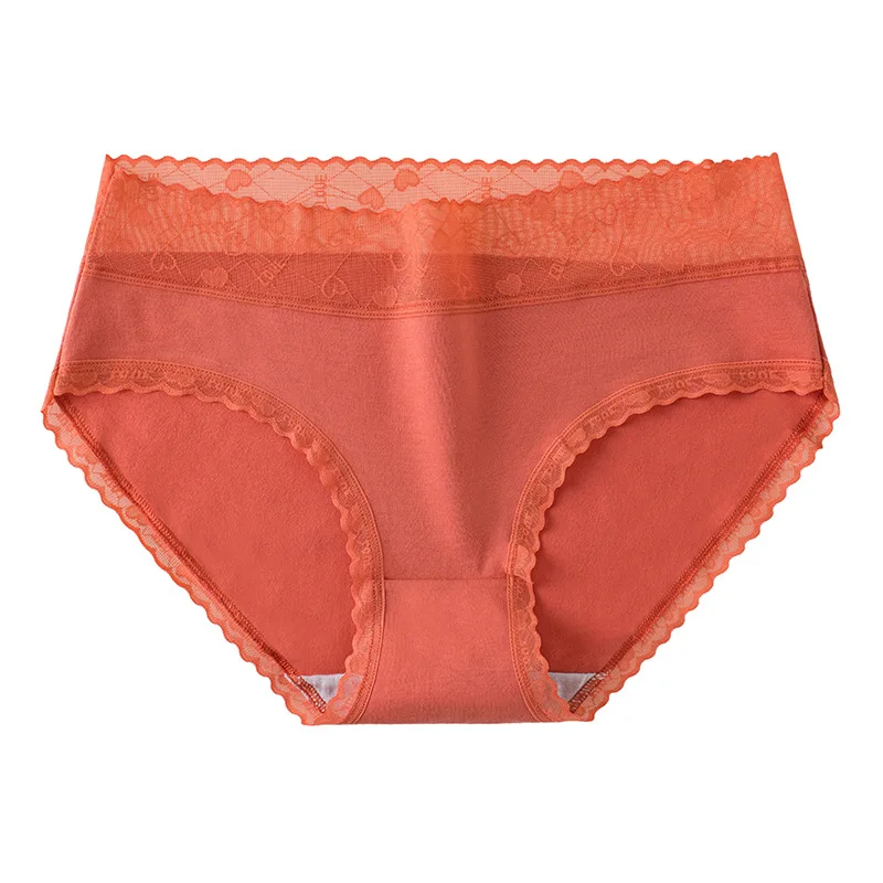 

4pcs/5pcs Cotton Briefs Women's Lingerie Plus Size Underwear Lace Breathable Panties Antibacterial Underpants Female Intimates