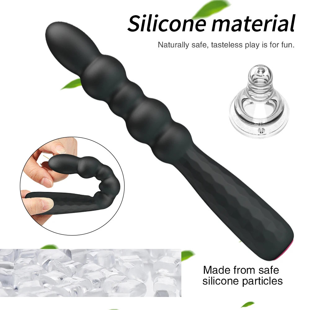 Buttplug Prostate Massager Wand Anal Beads Vibrators for Women Vibrate Butt Plug Men Erotic Toys Couples | Красота и здоровье