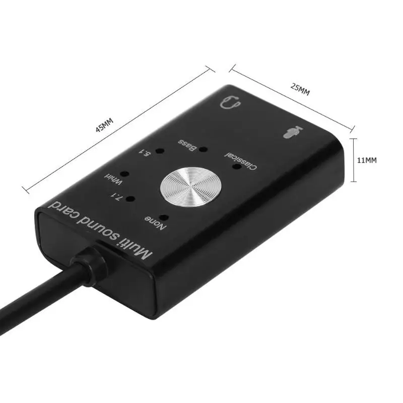 Звуковая карта type-C USB 2 0 до 5 1 Внешний оптический аудио адаптер для ноутбука ПК