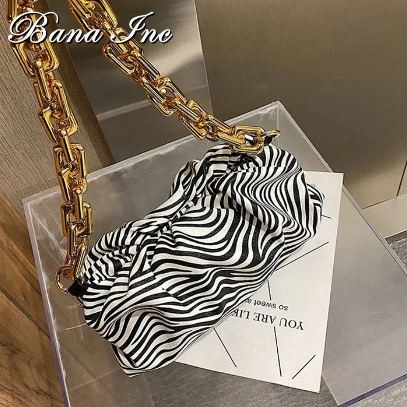 

Women Handbag Luxury Bags For Women 2021 Leather Pusrse And Handbag Women's Thick Chain Shoulder Bags Ladies High Quality Clutch
