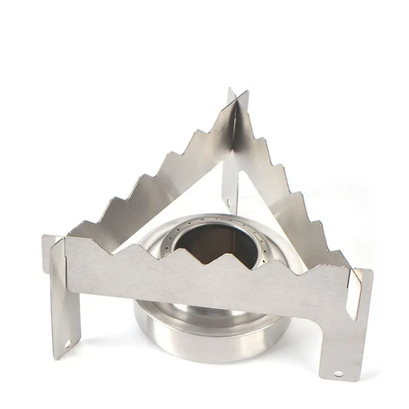 Портативная складная 3 ножка Спиртовка Печная стойка из нержавеющей стали Стойка