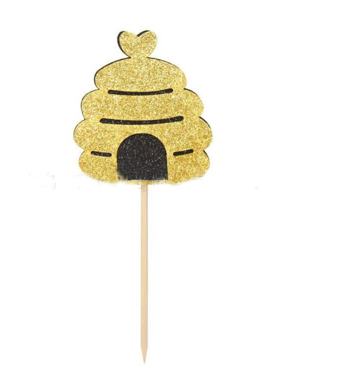 Бумажные топперы для кексов 24 шт./компл. в форме пчелы | Дом и сад