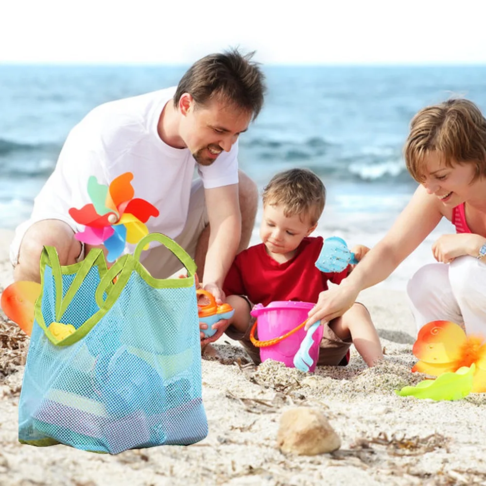 Детская переносная Сетчатая Сумка с эффектом песка детские пляжные игрушки