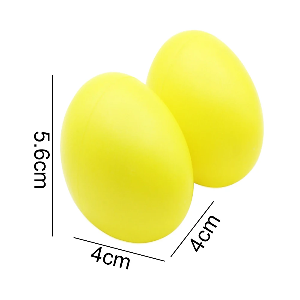 2Pcs Solid Color Baby Egg Music Shaker Sand Hammer Instrument Early Learning Toy Percussion Rhythm Musical Instruments | Спорт и