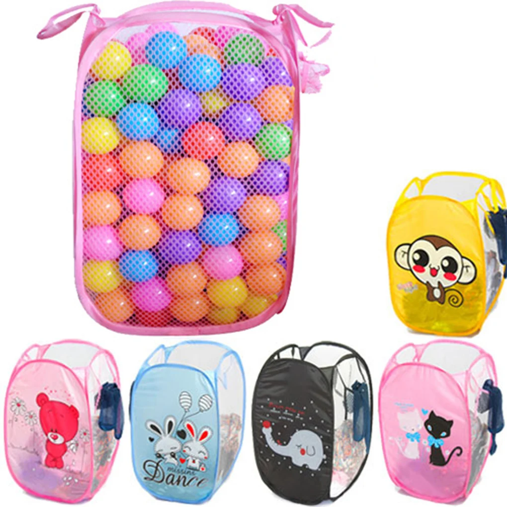 

Складная сетчатая корзина для белья, детские игрушки, коробка для хранения мелочей