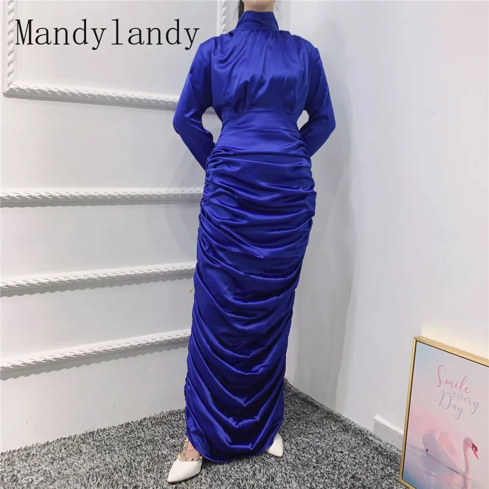 

Mandylandy, мусульманская одежда с высокой талией, абайя, халат, кафтан, Дубай, абайя, Турция, женское мусульманское платье с завязкой на талии, ат...