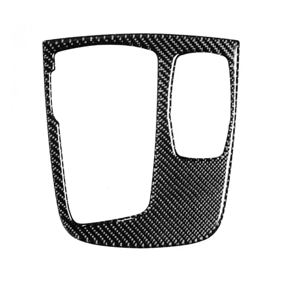 

Carbon Fiber Practical Gear Shift Box Button Decor Sticker Anti-peel Panel Decor Sticker Easy Installation