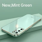 Модный чехол для POCO M3 Pro, глянцевая мягкая силиконовая резиновая задняя крышка, чехол для телефона Xiaomi POCO M3 Pro 4G