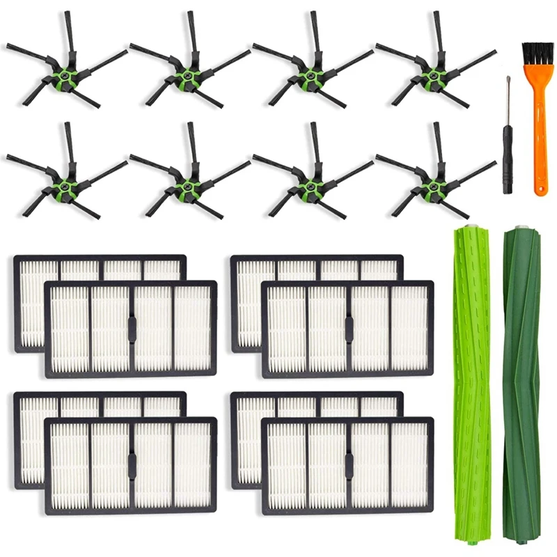 

Подходит для серий фильтров IRobot Roomba S9 (9150) S9 + S9 Plus (9550) S, боковых щеток, роликовых щеток, чистящих инструментов