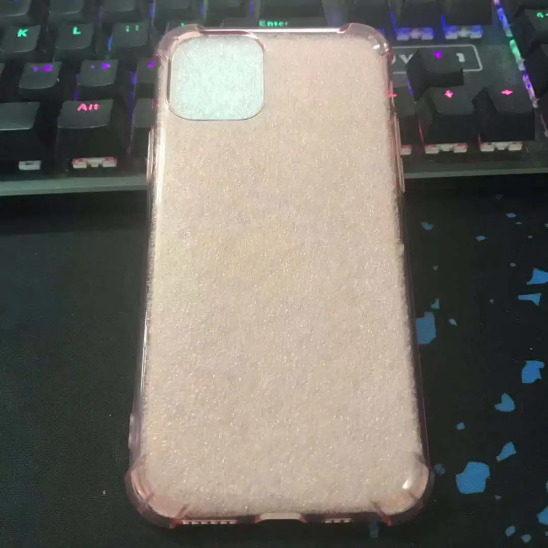 Rose Gold Модный противоударный прозрачный силиконовый чехол для телефона для iPhone 11 Pro Max 8 7 6 6S Plus X XR XS Max Прозрачная защитная задняя крышка - Цвет: Rose Gold