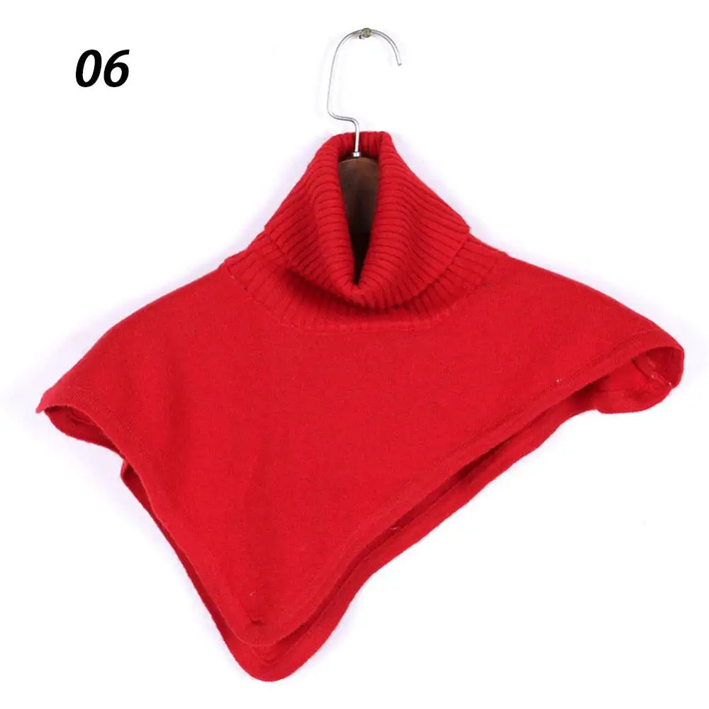 6.Big Red Triangle Sparsil, женская зимняя водолазка, вязаный шарф-кольцо, необычный дизайн, шапка с воротником, Осенний вязаный пуловер, теплые мягкие шарфы - Цвет: 6.Big Red Triangle