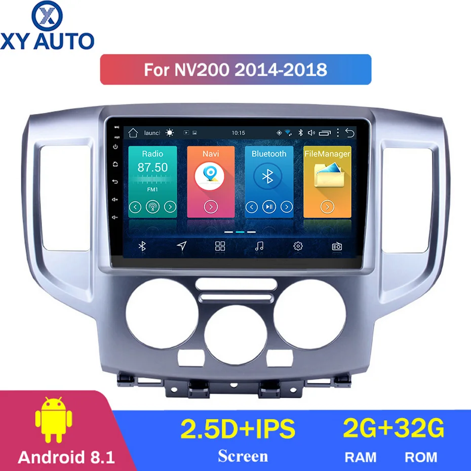 9 дюймов 2.5D IPS HD сенсорный экран Android 8 1 2G RAM 32G ROM NAVI для Nissan NV200 2014 2018 с Bluetooth USB WIFI