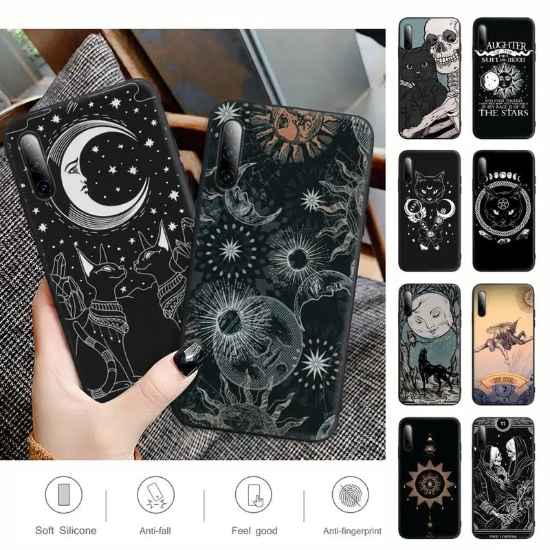 

Witches Moon Tarot Mystery Totem Phone Case For Honor 7A Pro 7C 10i 8A 8X 8S 8 9 10 20 Lite Silicone Cover