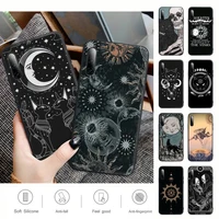 witches moon tarot mystery totem phone case for honor 7a pro 7c 10i 8a 8x 8s 8 9 10 20 lite silicone cover