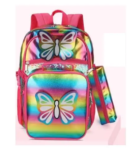 Детский школьный ранец для девочек, рюкзак для учеников с двумя лямками, брендовый школьный детский рюкзак