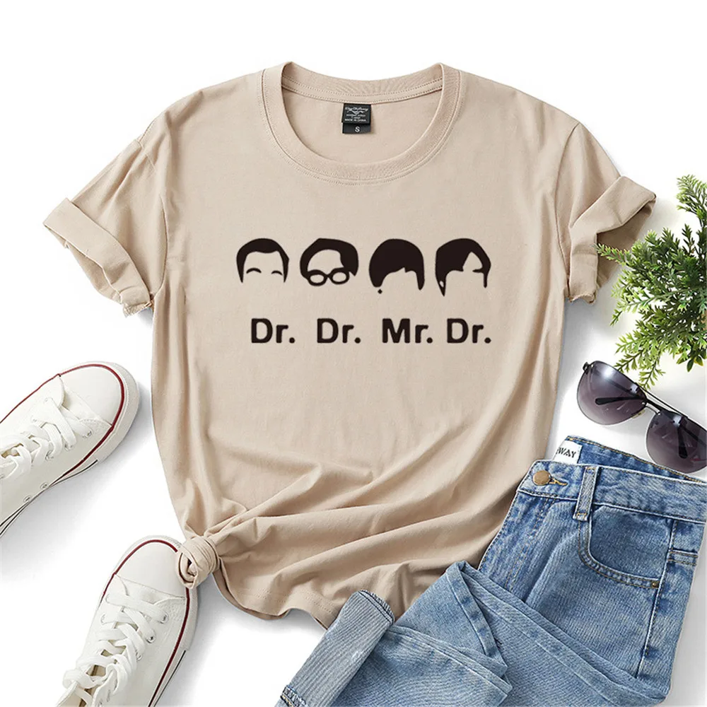 Женские футболки с принтом Dr.Mr.Head милые графическим в стиле Харадзюку