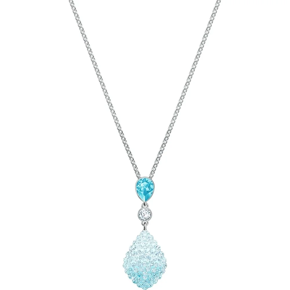 

DM SWA1:1 New Fashion Classic Sea Blue, Gold, Red Crystal Fun Necklace Give Girlfriend Birthday Luxury Romantic Exquisite Gift