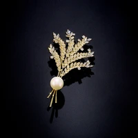 high end wheat ear brooches brooches neckline pins fashion ladies clothes decoration jewelry accessories