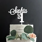 Акриловый Топпер для торта на день рождения с именем на заказ