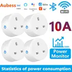 Умная розетка Aubess US10A с Wi-Fi, устройство для мониторинга мощности, работает с приложением Dohome и Apple Homeki