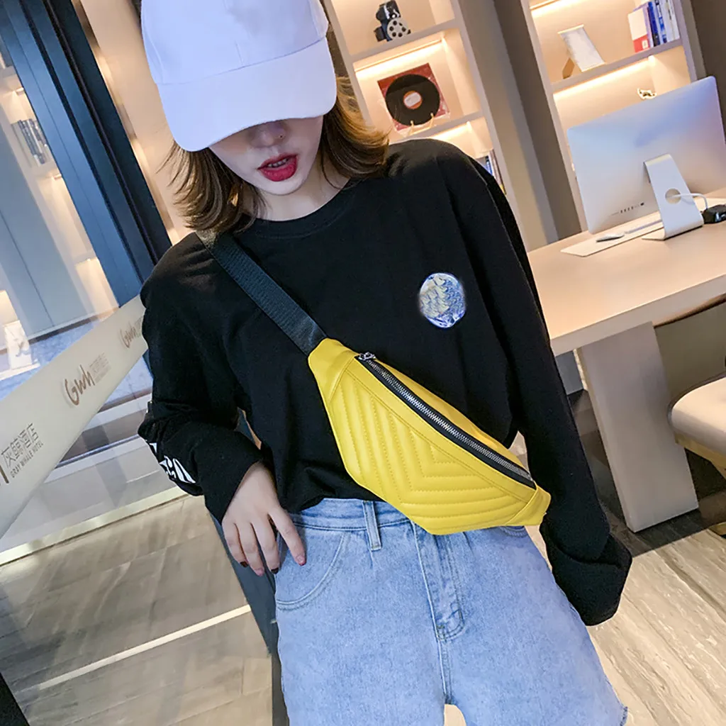 New Elegant Waist Bag For Women Joker Simple Crossbody Fashion Chest Pocket Pocket Shoulder Bag Hand Bags