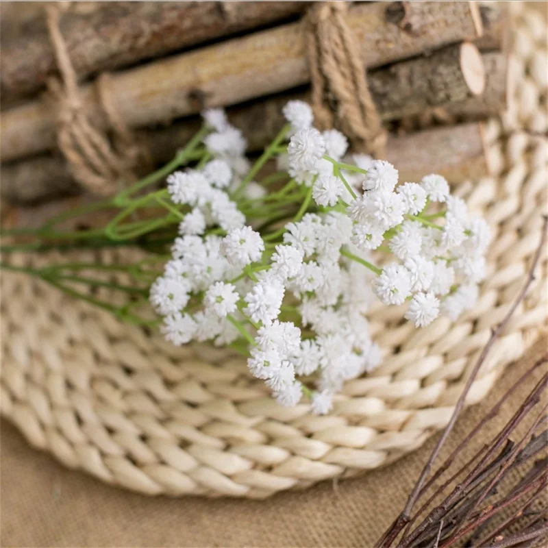 Искусственные цветы из ПУ кожи 135 головок/партия букет для дома свадебное