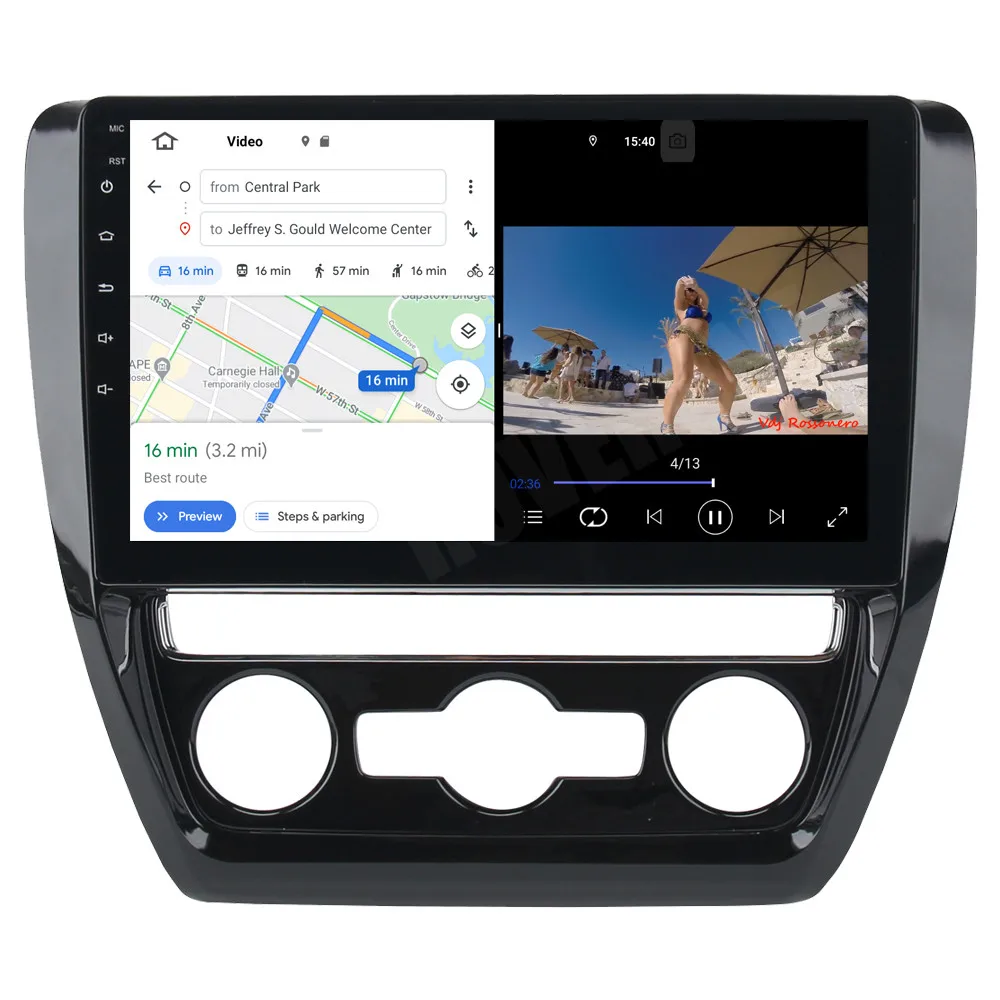 Магнитола для Volkswagen Jetta 2011 2015 Android 10 GPS ГЛОНАСС Wi Fi зеркальная связь 4G Bluetooth OBD TPMS|mirror