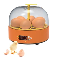 mini automatic egg incubator poultry incubator brooder digital temperature control egg incubator hatcher for chicken bird 6 eggs
