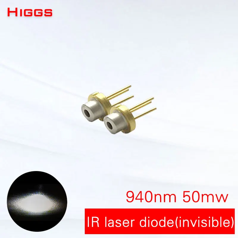 

High quality 940nm 50mw infrared light laser diode IR invisible light have PD pin Robert radar head Interactive Touch lamp