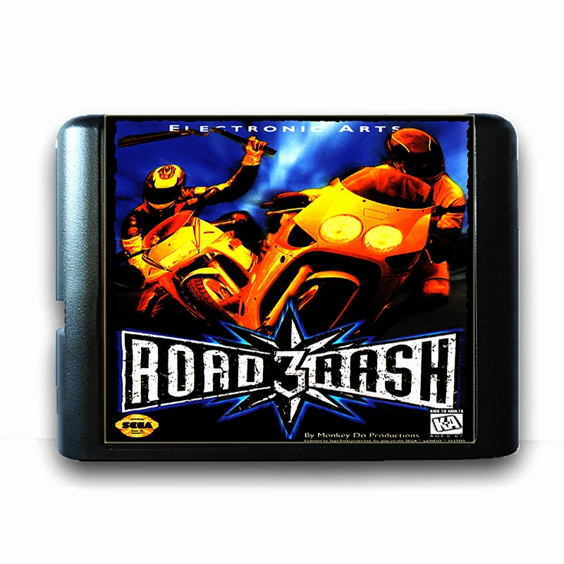 Road Rash 3 для 16 бит Sega MD игровая карта Mega Drive Genesis US PAL версия видео консоль|Картриджи| |