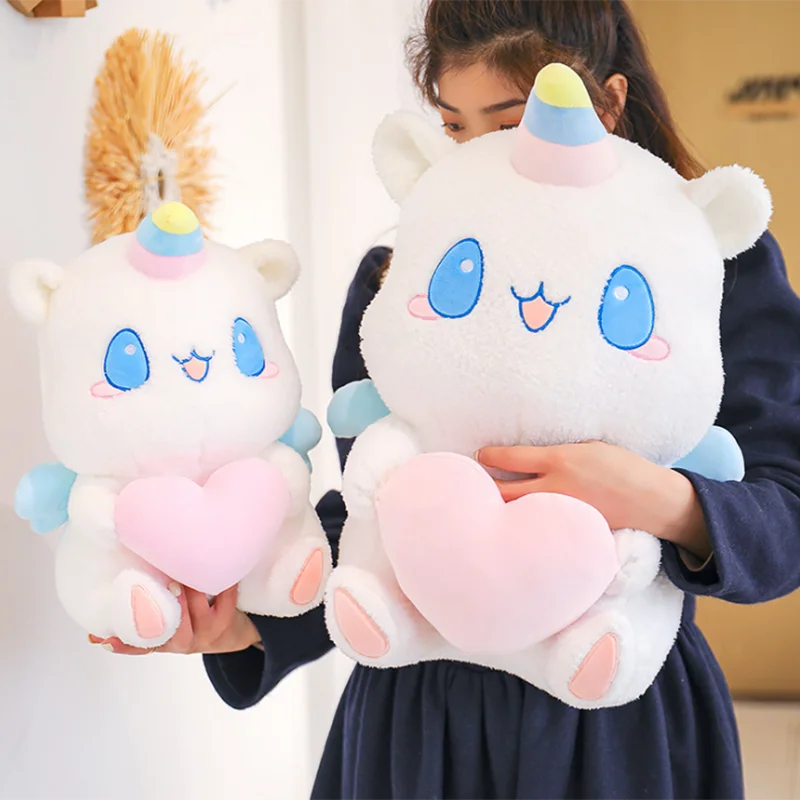 plush toy stuffed doll cartoon animal angel unicorn hug heart baby bedtime stoy friend christmas present 1pc | Игрушки и хобби