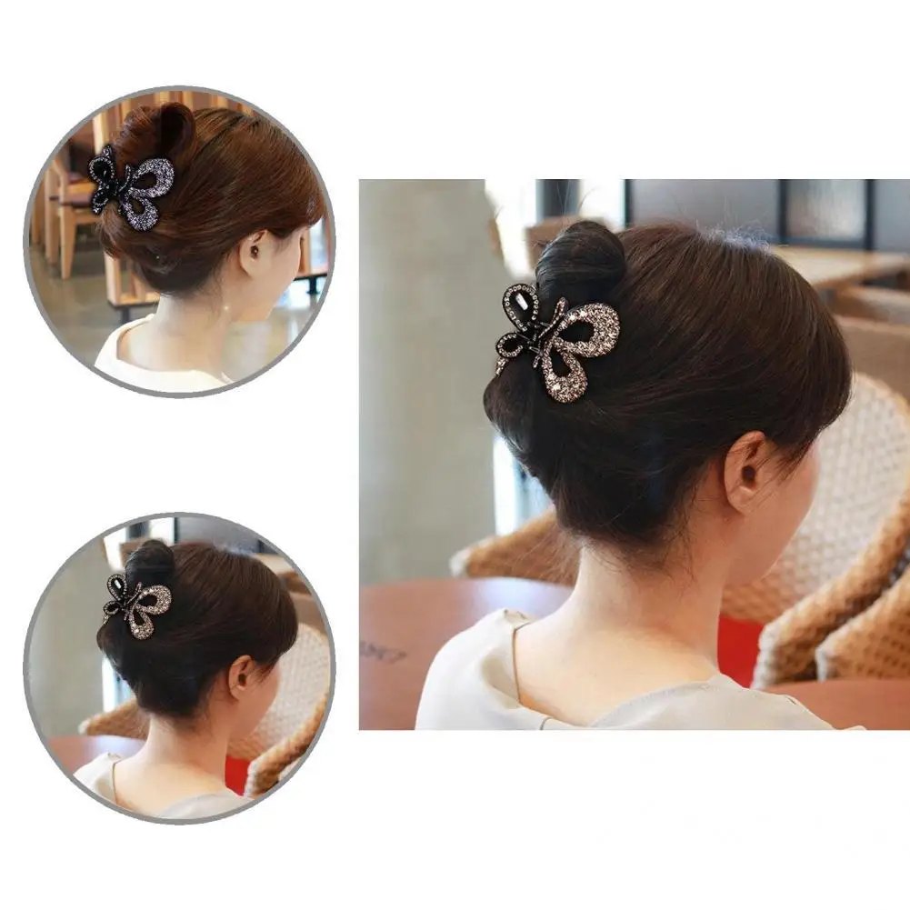 

Good Hair Clip Plastic Hair Barrette Smooth Edge Convenient Exquisite Colorful Hair Barrette