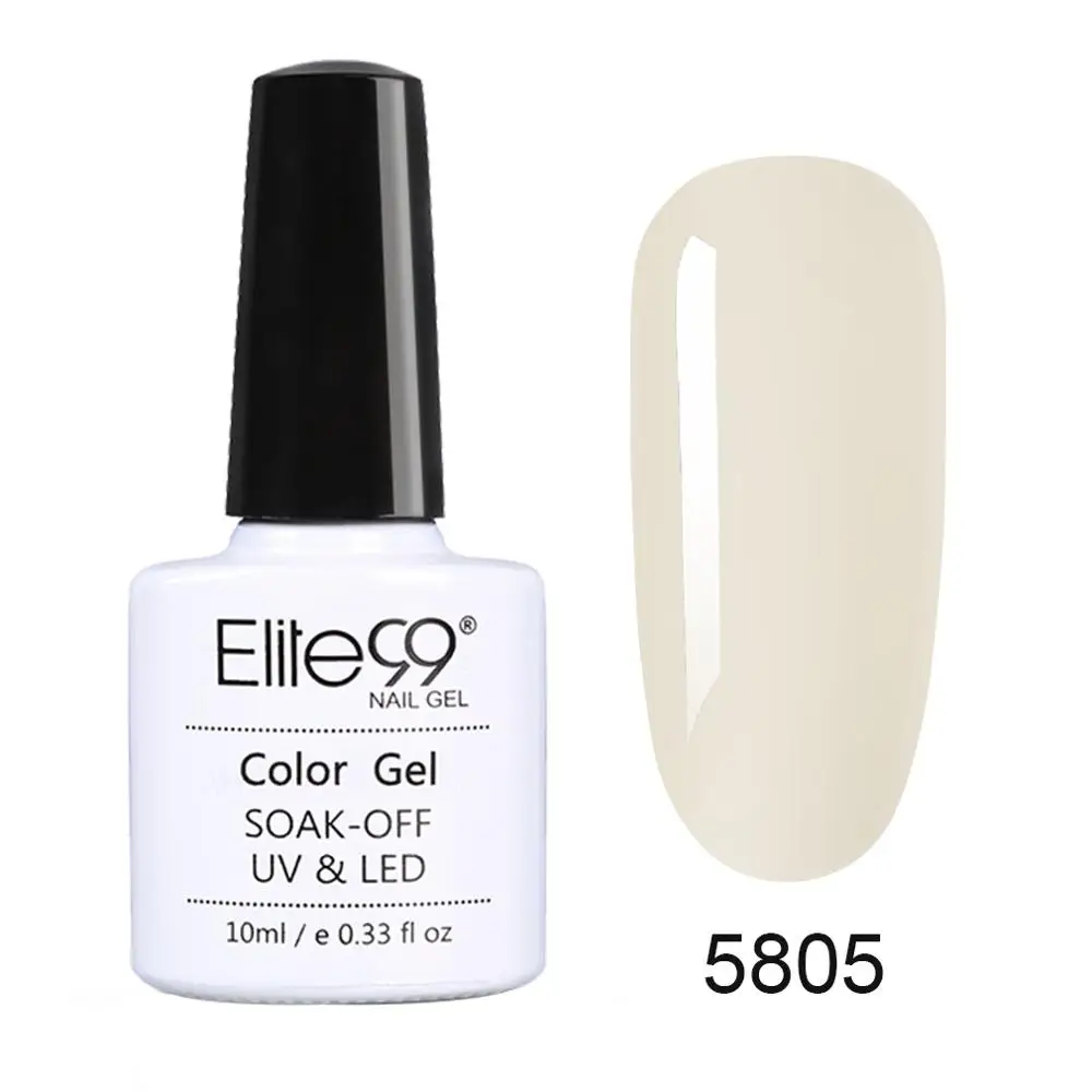 5805 Elite99 французский генный цветной гель лак для ногтей Vernis Полупостоянный УФ гель лак для ногтей праймер Замачивание от ногтей гель лак гель для ногтей - Цвет: 5805