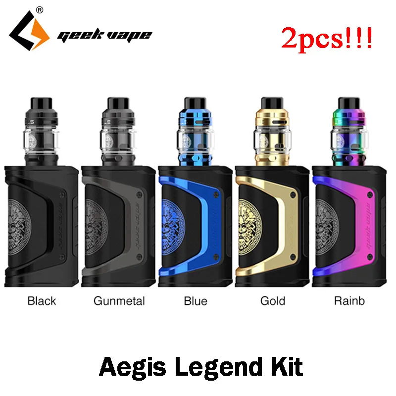 2 шт./лот оригинальный Geekvape Aegis Legend комплект ограничен с 200 Вт TC коробка Mod 5 мл Zeus