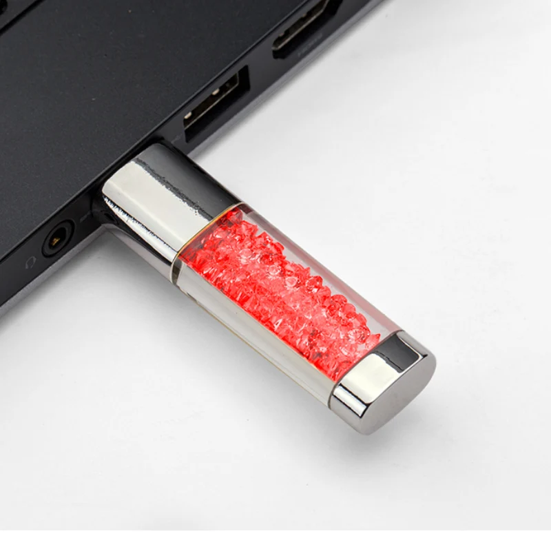 USB флеш накопитель на заказ с кристасветильник 128 Мб 4 ГБ 8 16 32 флешка гаджет 64 ГБ|USB