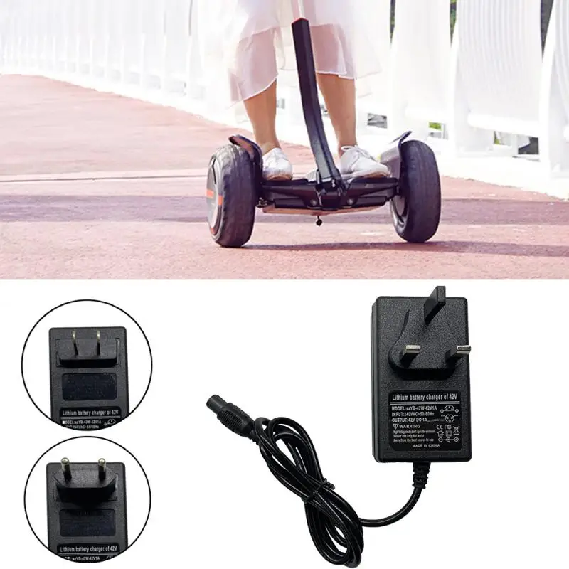 

1PC Power Supply DC 42V 1A Power Supply Balance Car Electric Scooter Power Adapter Charger Plug Mini Charger US/EU/UK