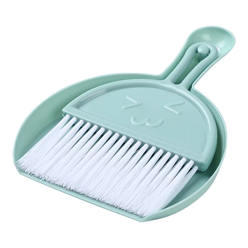 

Desktop broom and dustpan combination household plastic mini sweeping broom set for children