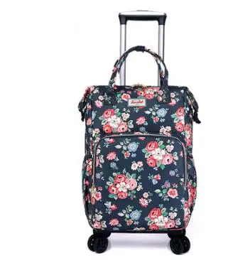 women rolling luggage backpack  Women Wheeled backpack bag Cabin travel Trolley Bags on wheels Trolley Suitcase wheeled backpack