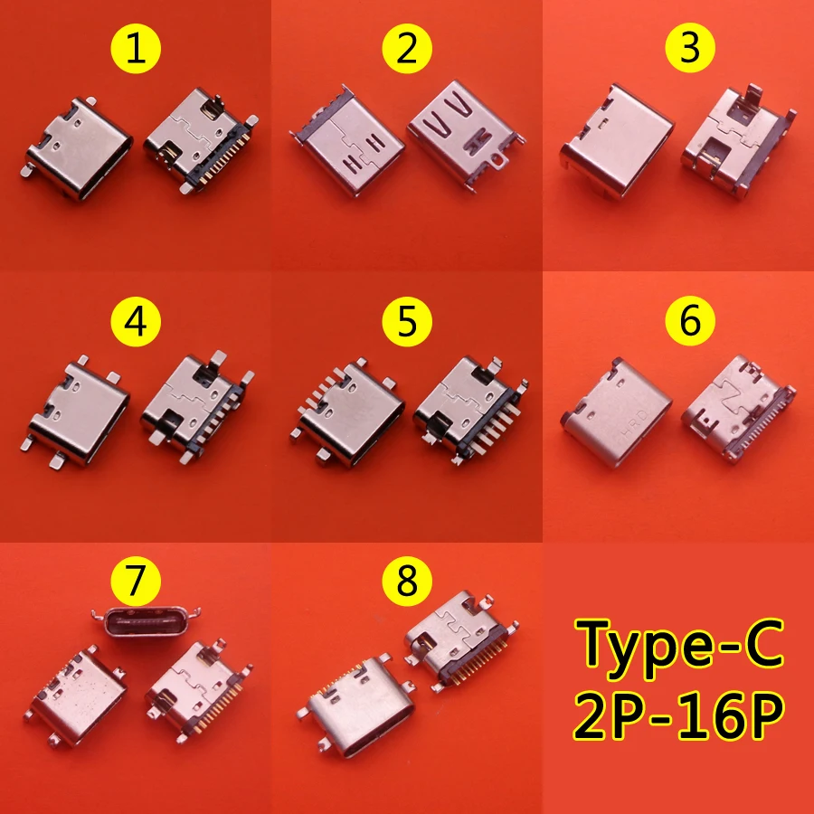 

1 шт. Тип-C Micro Зарядка через USB док-станция для разъемы Mix 2Pin-16Pin Применение для Мобильный телефон и цифровой ремонт изделий