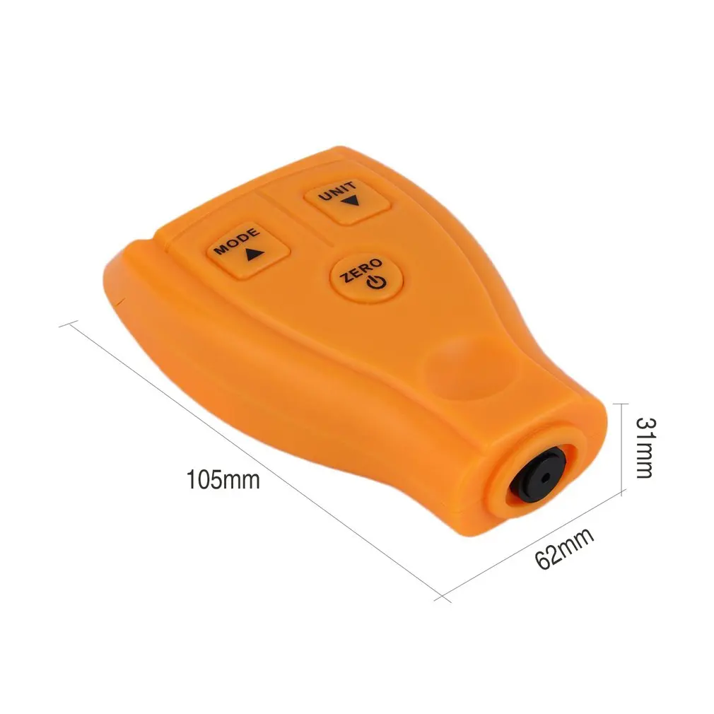 

Paint thickness tester Min LCD Digital Automotive Car Paint Coating Thickness Gauge Meter Probe Tester Measuring Tool