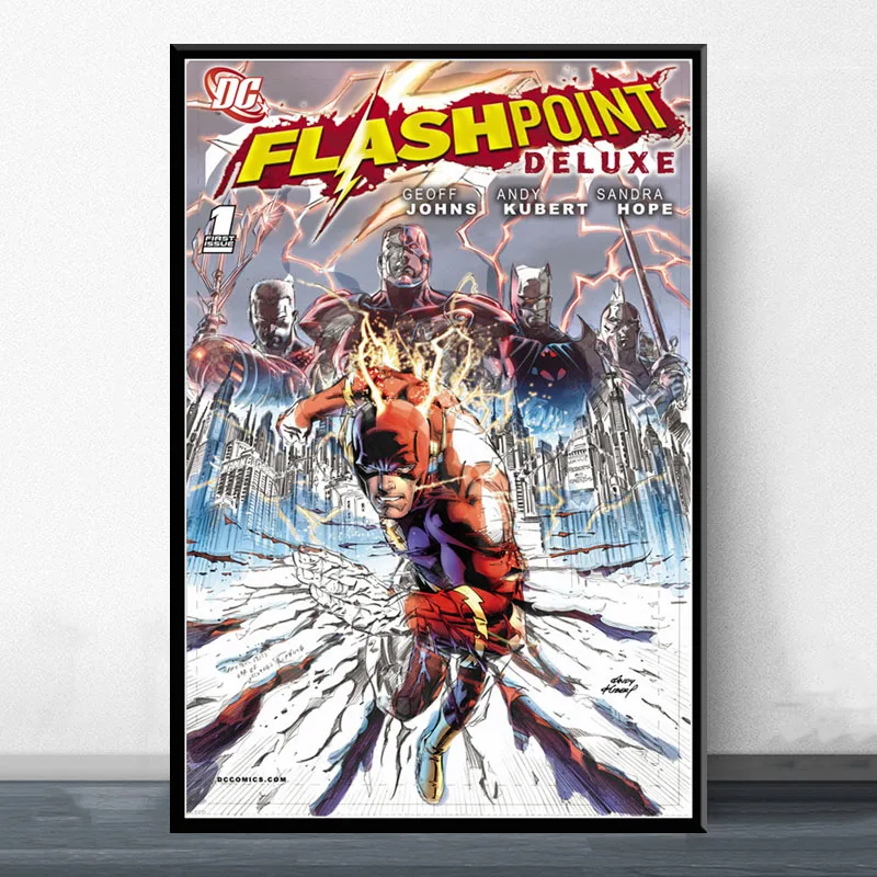 Бэтмен Супермен Чудо-Женщина Лига Справедливости классический DC комикс обложка книги Искусство Живопись Шелковый Холст плакат настенный домашний декор