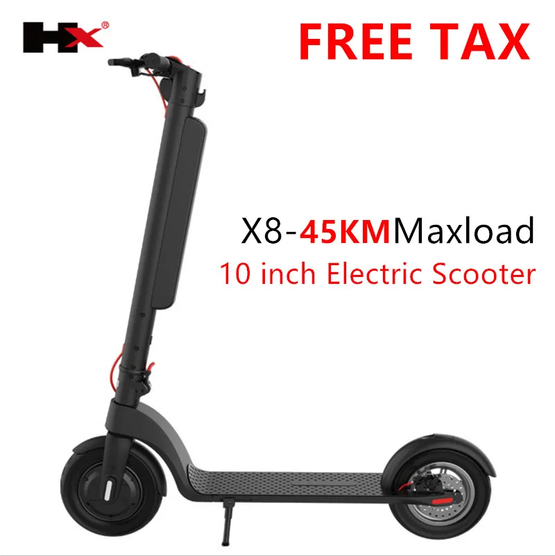 2019 Новый x передняя X 8 Smart Электрический скутер 360 Вт Мотор 10 дюймов 2 колеса доска