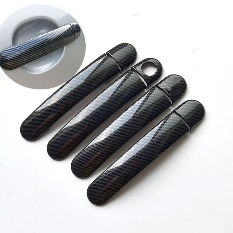 

For Seat Mii e-Mii 2011-2017 Chrome Carbon Fiber Car Door Handle Covers Car Accessories Styling Stickers