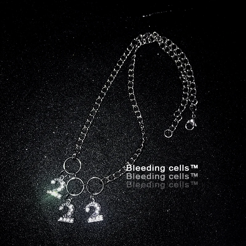 Модные женские ожерелья с цифровым кулоном Женские Ювелирные изделия в стиле