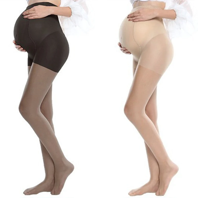 

Gravida Pantyhose Maternity Leggings Pregnancy Clothes Pregnant women ultra-thin sexy Black stockings Nylon super Elastic silk