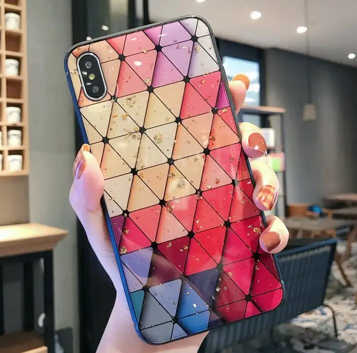 D Блестящий экзотический чехол для телефона с золотой фольгой для iPhone 7 plus 6 6 s 8 Plus, мягкий чехол из ТПУ с леопардовым принтом для iPhone XS Max XR 11, чехол - Цвет: D