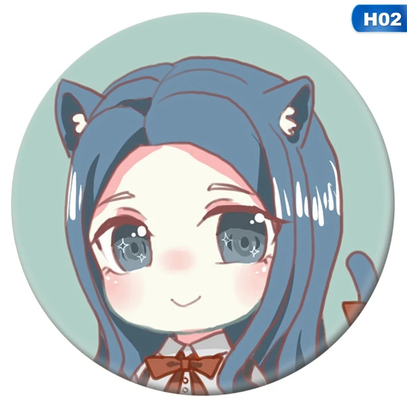 Anime Danganronpa Brooch Pin Badge Accessories For Clothes Backpack Decoration Children's Gift 58MM | Costumes