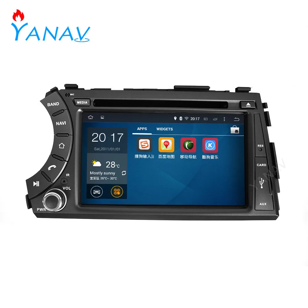

Автомагнитола 2 DIN Android стерео приемник для-SSANGYONG Kyron Actyon Tradie Korando 2005-2012 Автомобильный видео GPS навигатор плеер