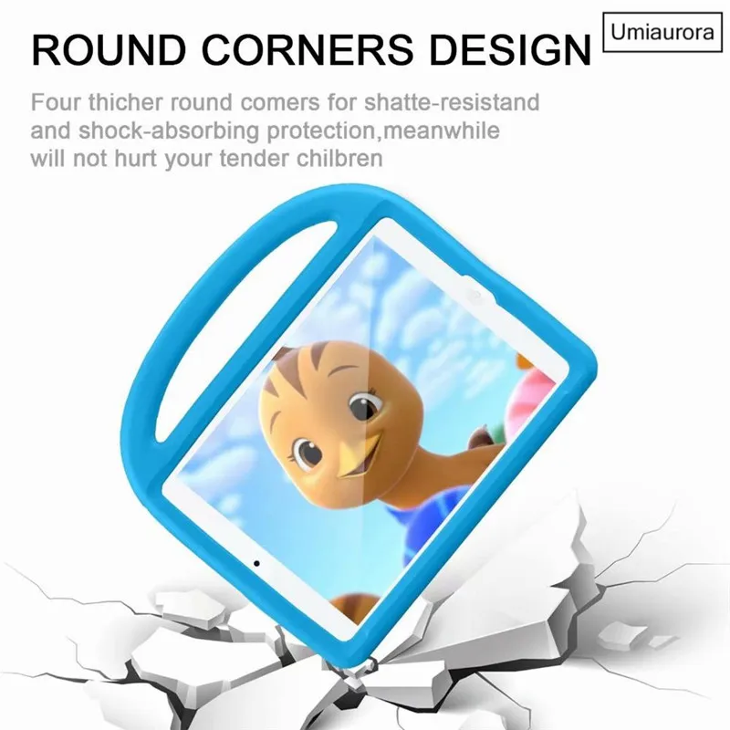 kids safe case for huawei mediapad m3 lite t3 8 0 kob l09w09 tablet eva shockproof hand held cover funda for matepad t8 8 inch free global shipping